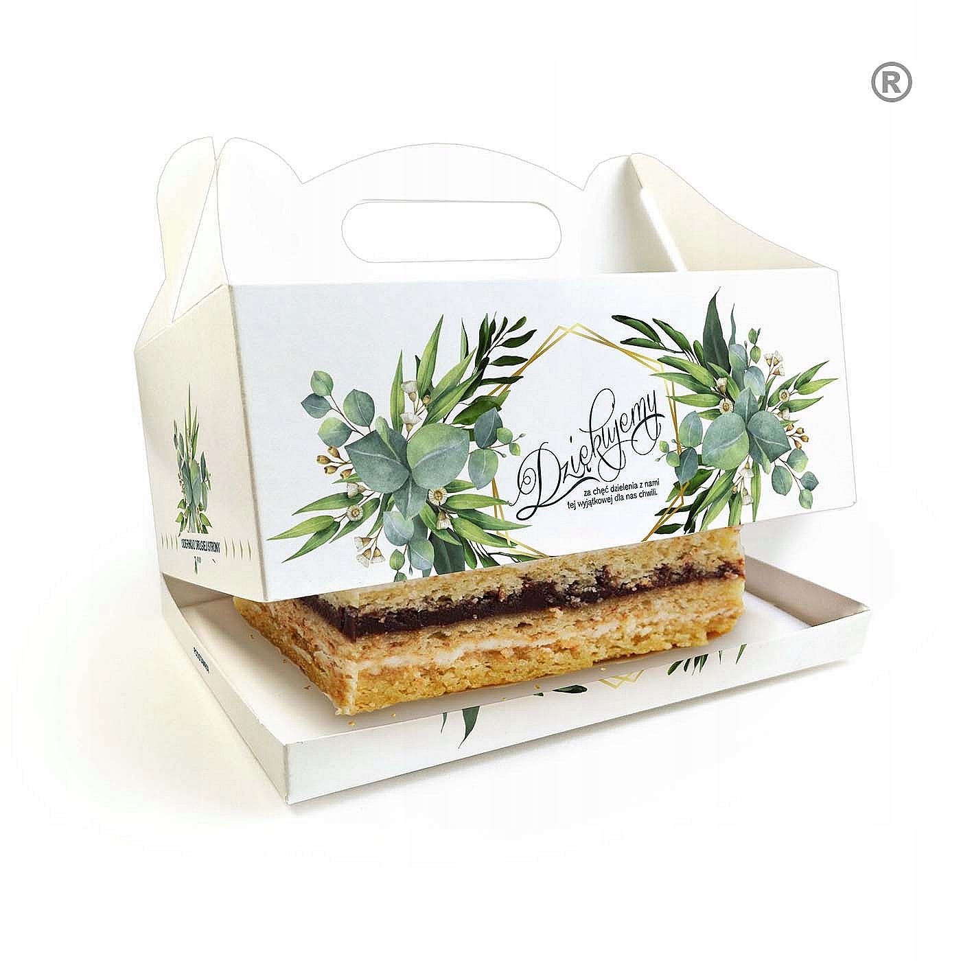 

Pudełko na ciasto pudełka weselne Otwierane 5 szt