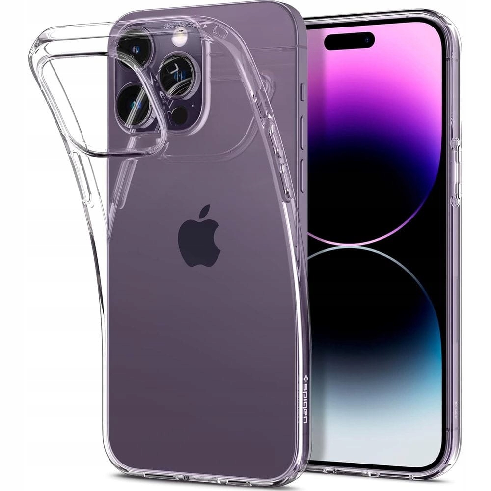 Etui do Apple iPhone 14 Pro Max, Spigen Liquid Crystal, przezroczyste-Zdjęcie-0