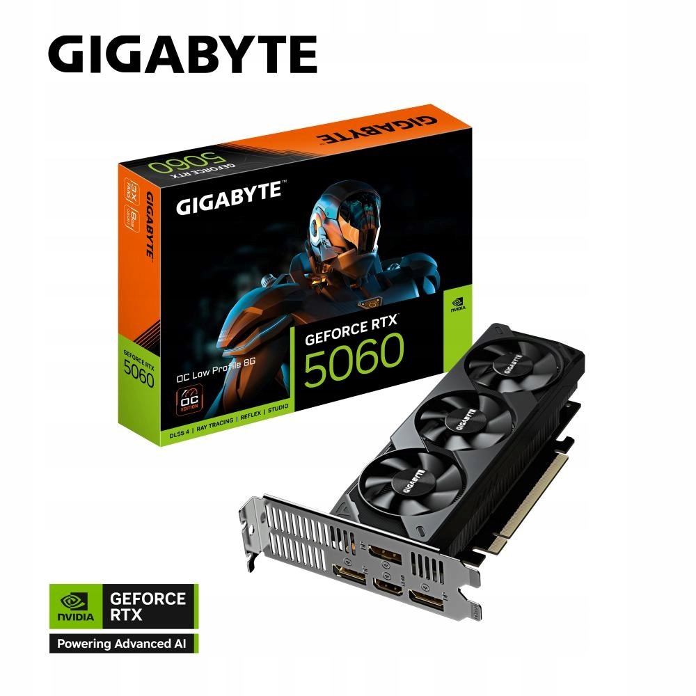 Gigabyte GeForce Rtx 5060 Low Profile Oc 8GB GV-N5060OC-8GL