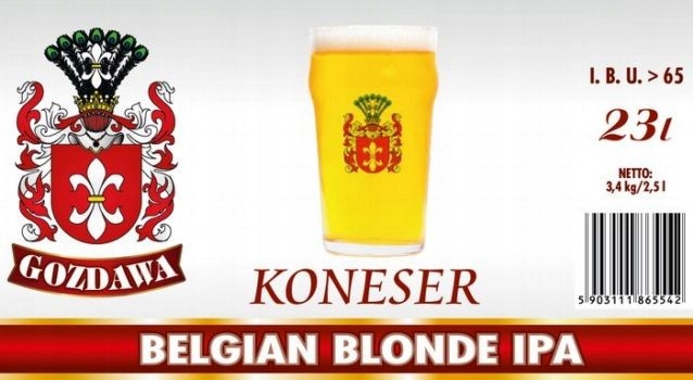 Levně Pivní pivo Koneser Belgian Blonde Ipa
