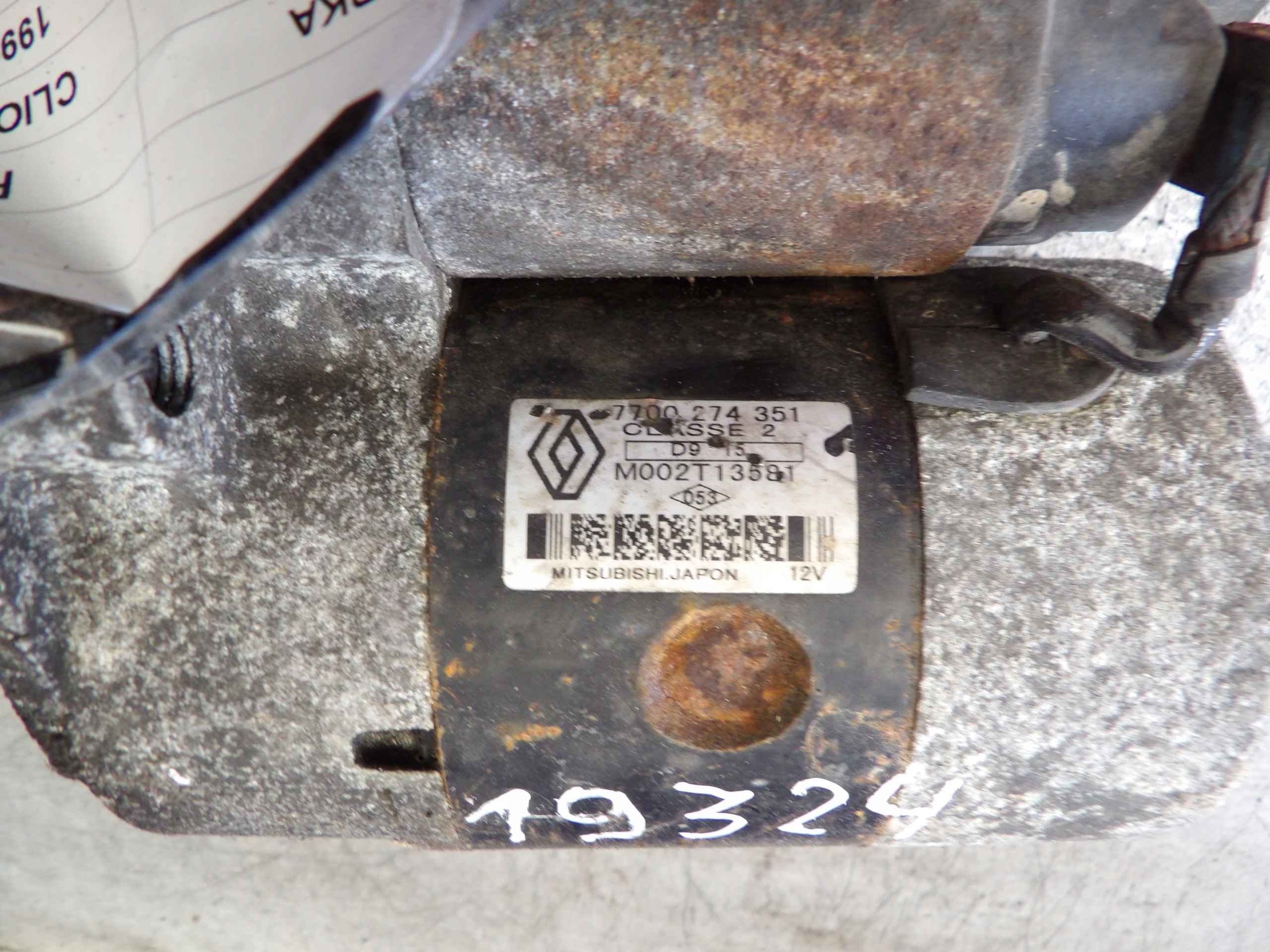 Renault Clio II starter 7700274351 M002T13581