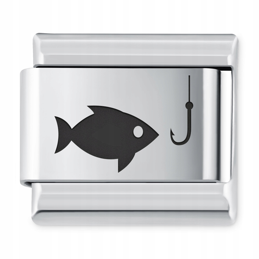 

Italian Charms Symbole Hobby Rybka Grawer Prezent