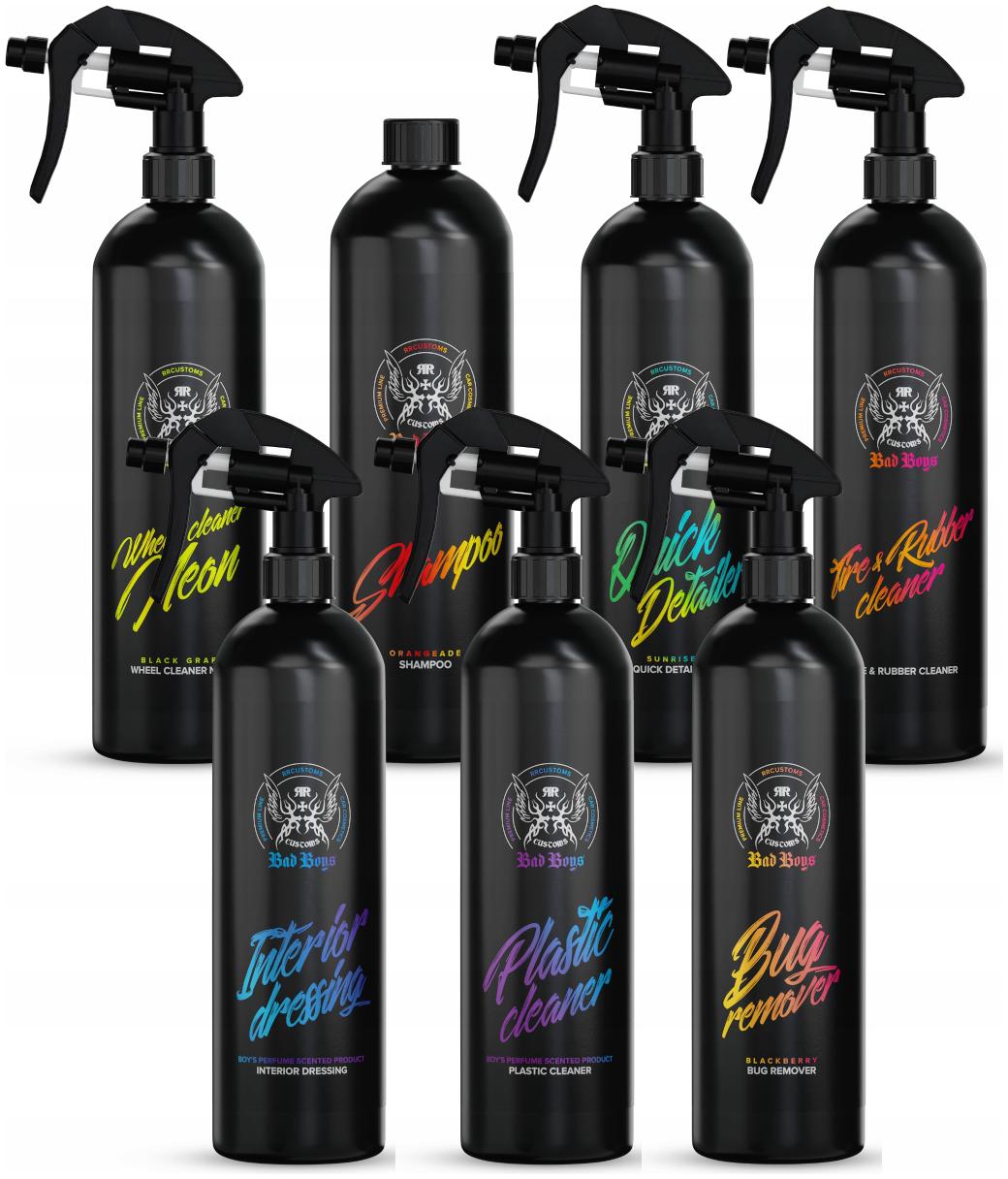 RR Customs RRC Bad Boys Mega Zestaw Kosmetyków Do Auta Detailing Prezent