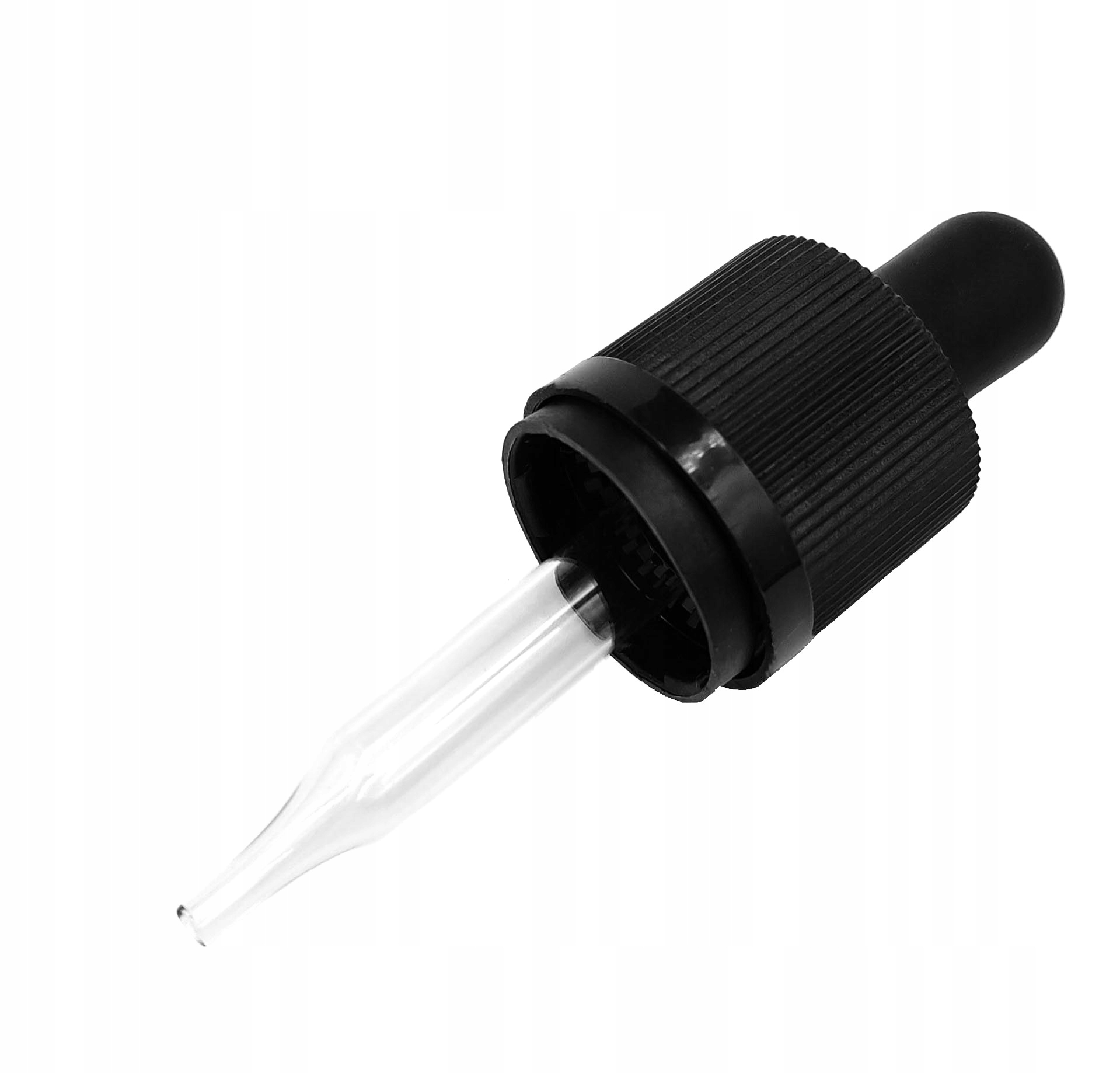 

Zakraplacz szklany pipeta do butelki 10 ml czarna
