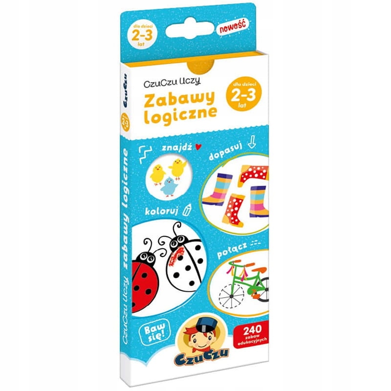 

Czuczu Uczy Zagadki Zabawy logiczne dla dzieci 2+