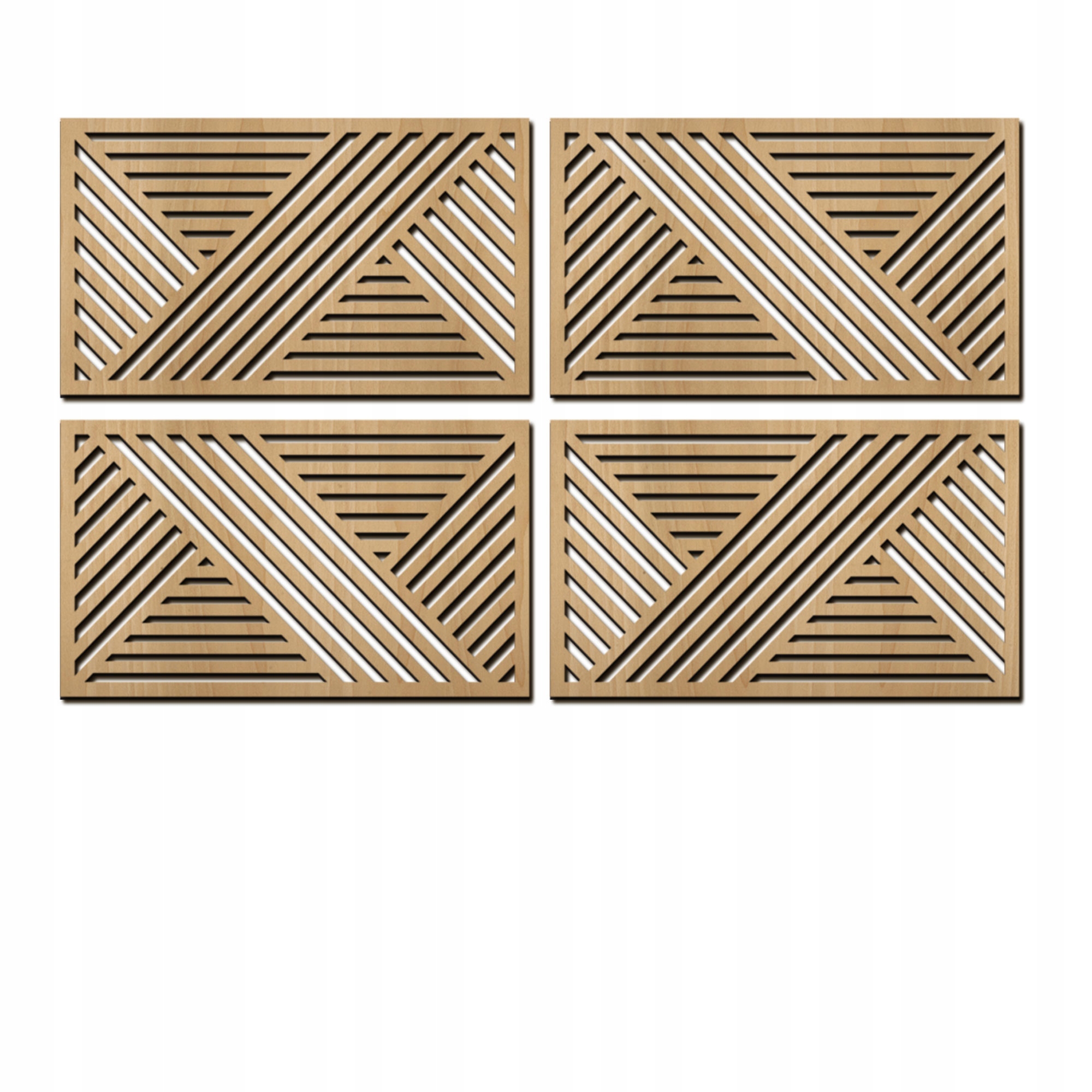 Duża Drewniana Dekoracja Ażurowa do Salonu, BOHO