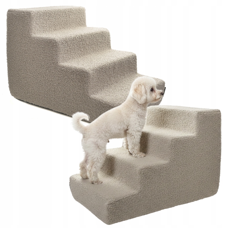 Rampa Schodky pro psa kočku 4 stupně Protiskluzová Plošina 40 cm Schody