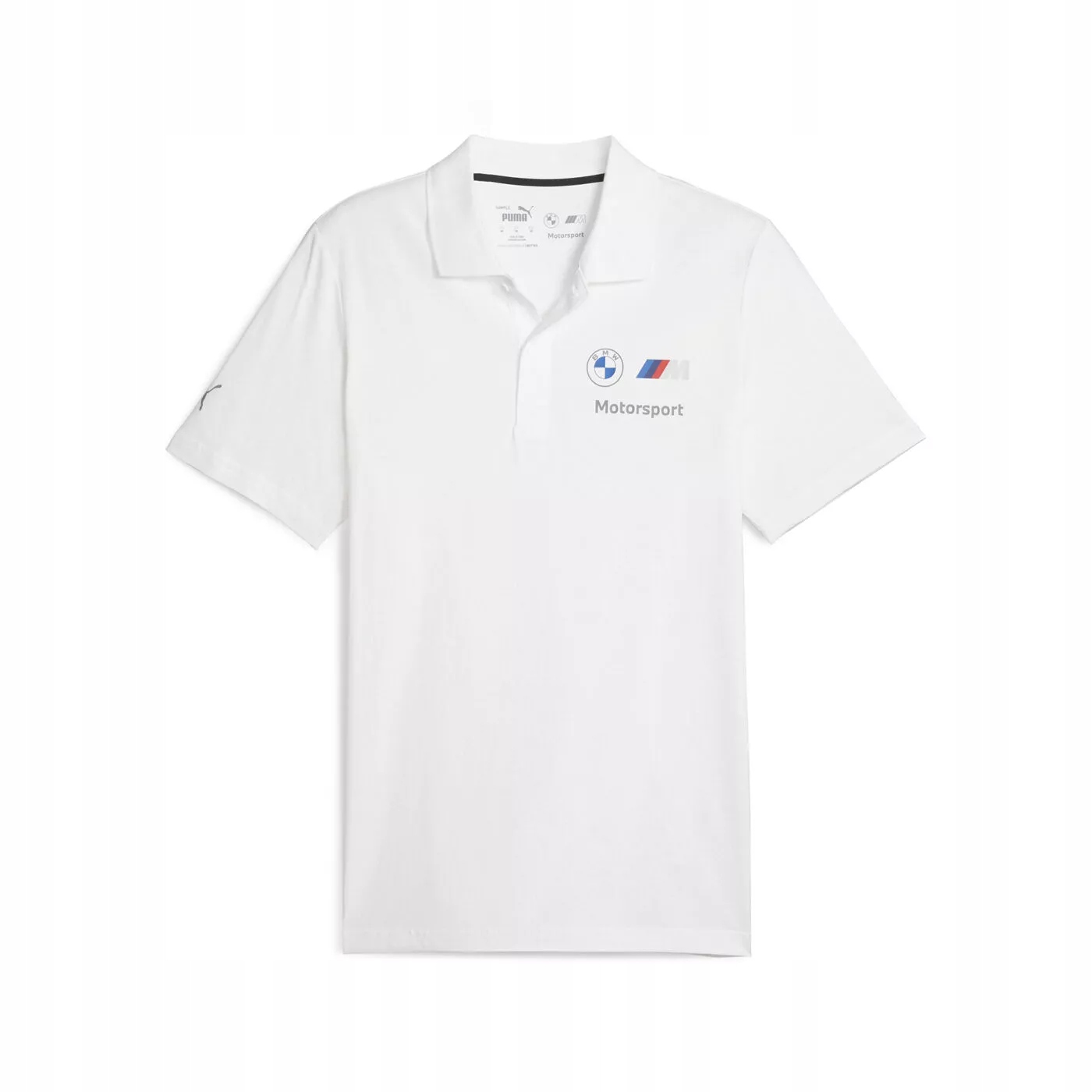 Tričko pánské Polo Puma Polo Bmw Mms 62131202 bílé bavlněné XXL
