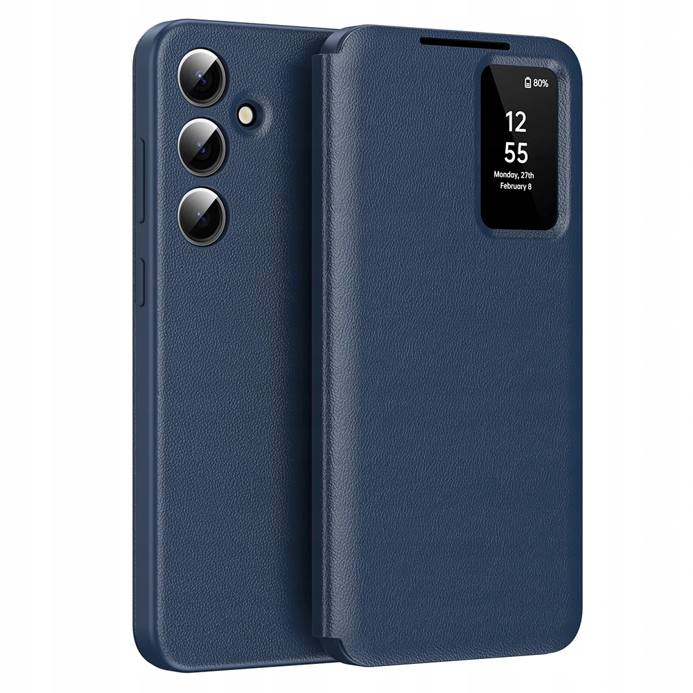 Techsuit etui z serii SmartView do Samsung Galaxy S24 Plus niebieskie