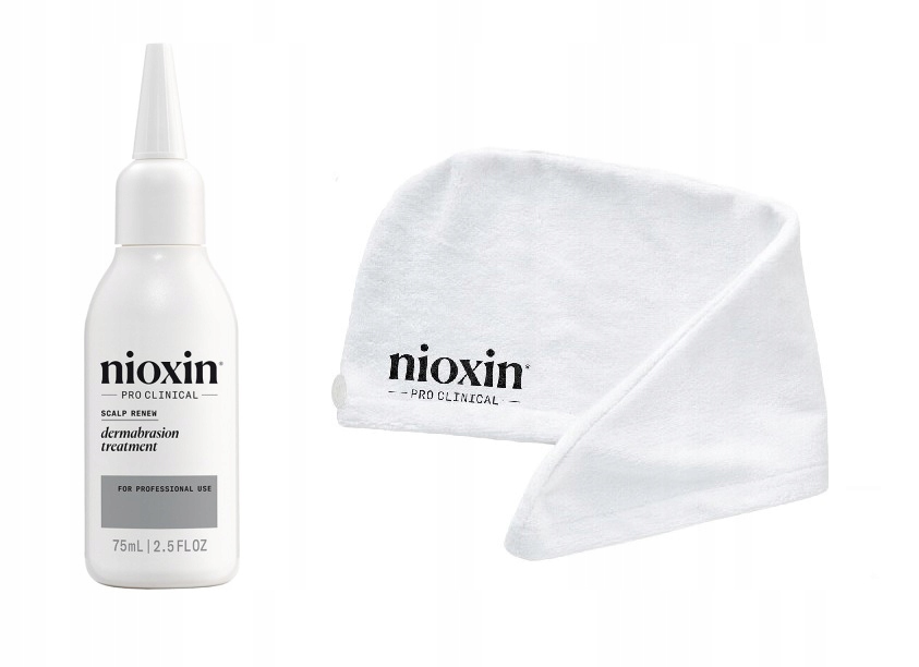 Zestaw Nioxin Dermabrazja Scalp Renew 75ML Ręcznik-turban W Prezencie