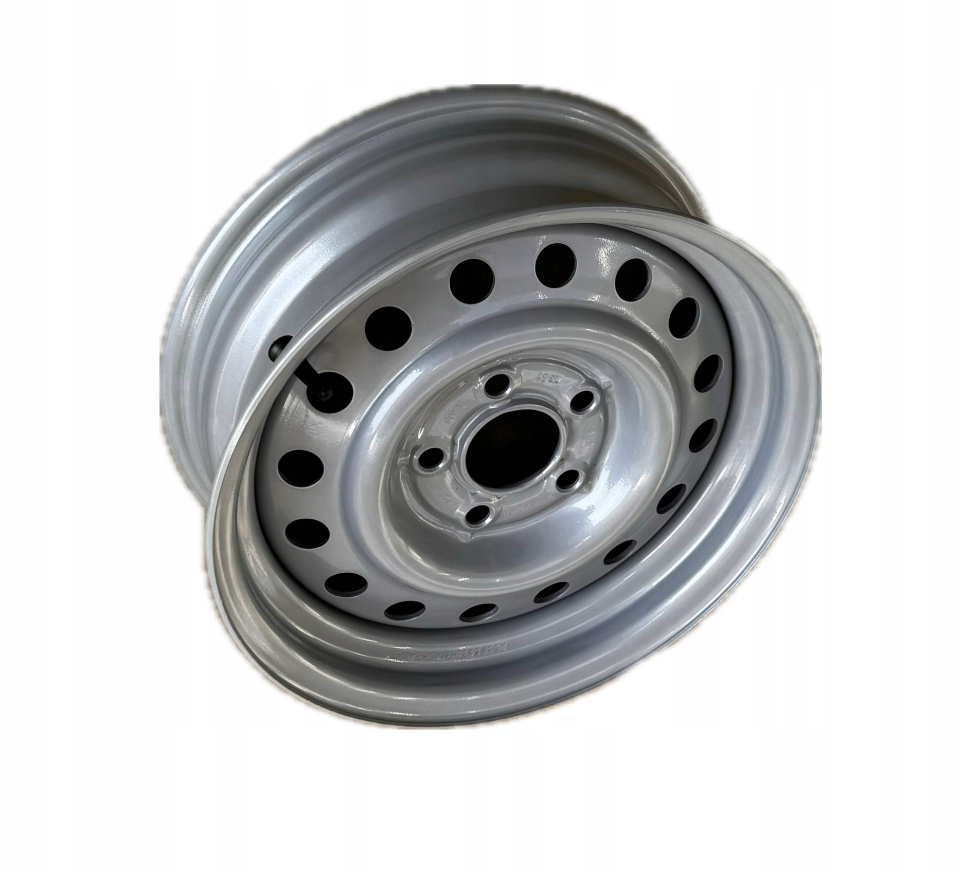 Ocelový ráfek 15 palců 5x112 5,5J ET30 Kenda stříbrný pro nákladní přívěs