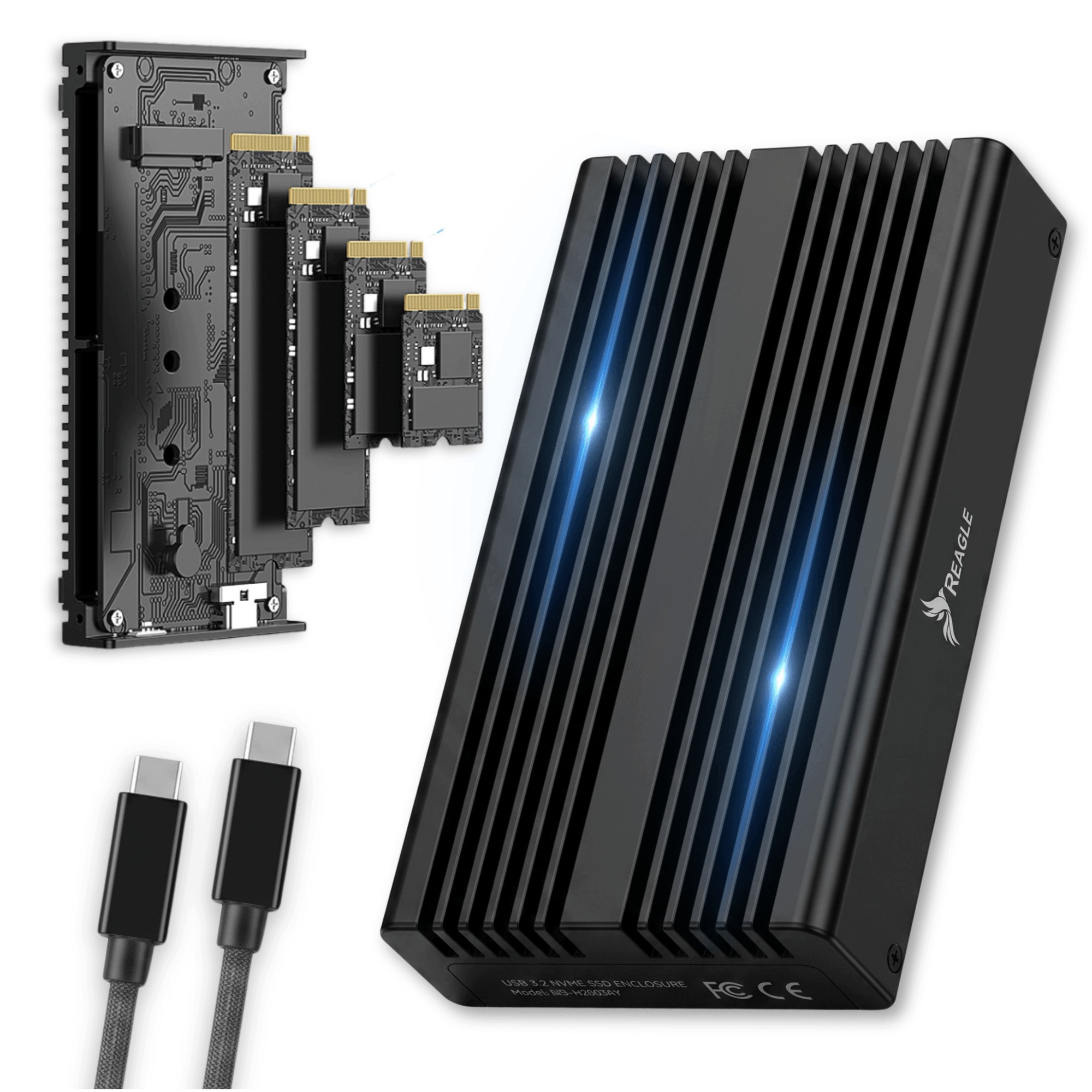 Kapsa Na Ssd M.2 NVMe PCIe 40Gbps Pouzdro M2 Thunderbolt 4 Usb-c 4.0