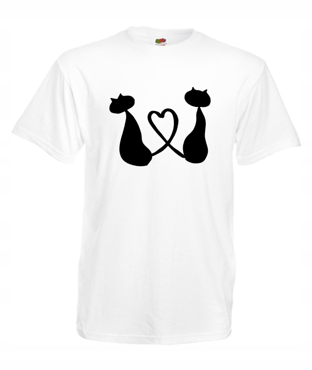 

XXL Koszulka Męska Koty Soft Kitty Śmieszne Wzory