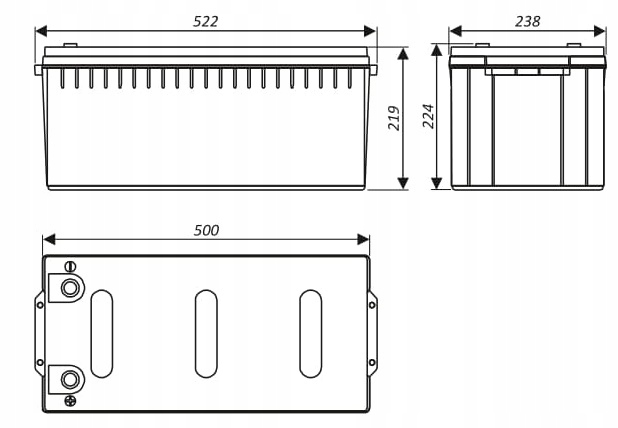 AKUMULATOR BATERIA AGM GLP 200AH 12V GLP200-12 GLP200 ZASILACZ AWARYJNY UPS Producent GLP