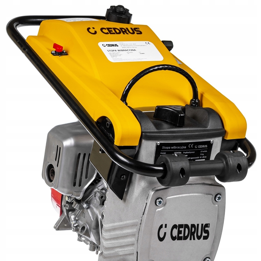 STOPA WIBRACYJNA UBIJARKA SKOCZEK ZAGĘSZCZARKA SKOKOWA GRUNTU CEDST01 75KG Paliwo benzyna