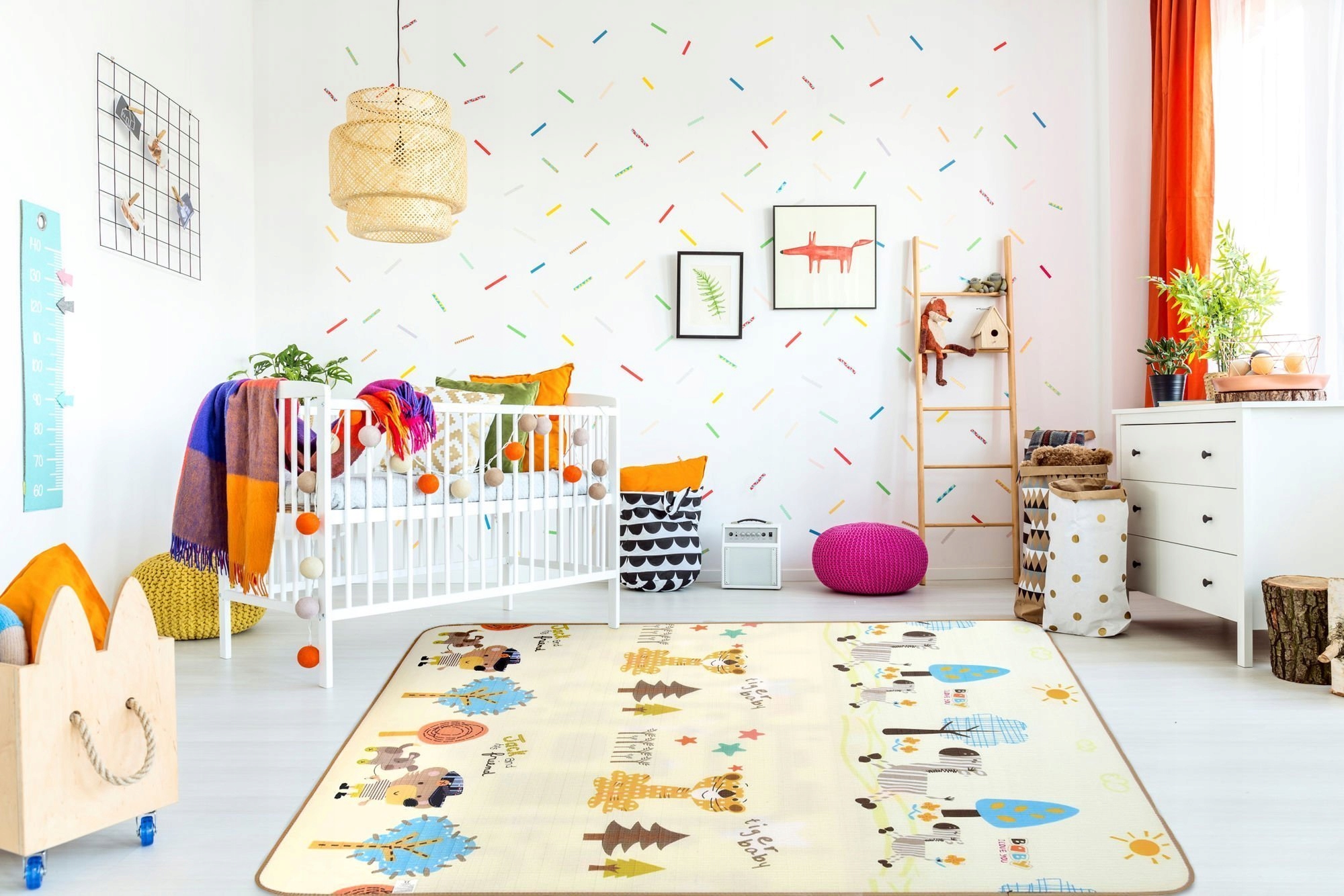 MATA EDUKACYJNA PIANKOWA MIASTO ULICE 180x150x1,5 Marka Humbi