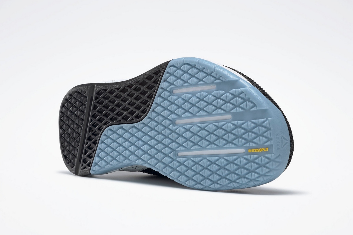 REEBOK CROSSFIT NANO 9 BLACK/FLUID BLUE/LEMON GLOW Długość wkładki 22.5 cm