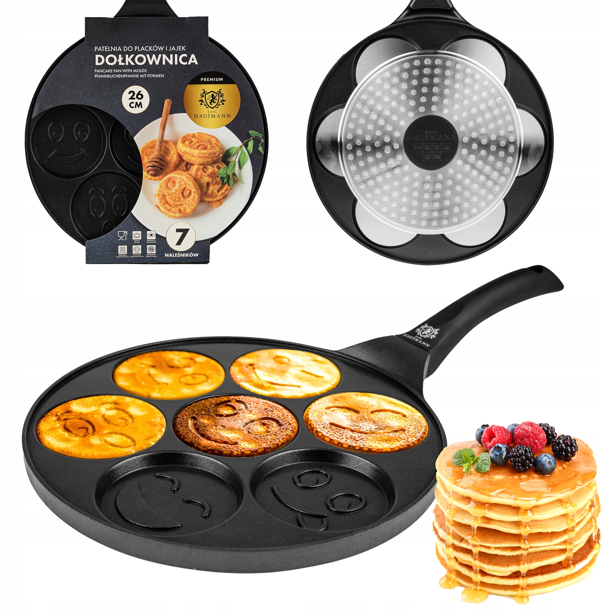 Crepe pan NATURAL FORCE G2663872 25 cm, Tefal 