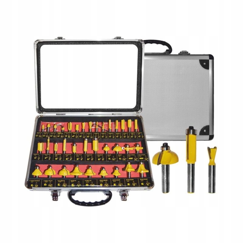 AWTOOLS FREZY DO DREWNA, KOMPLET 35 cz. AW40514