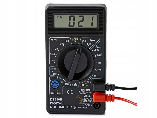 MIERNIK LCD CYFROWY MULTIMETR IGŁOWY DT- 830B