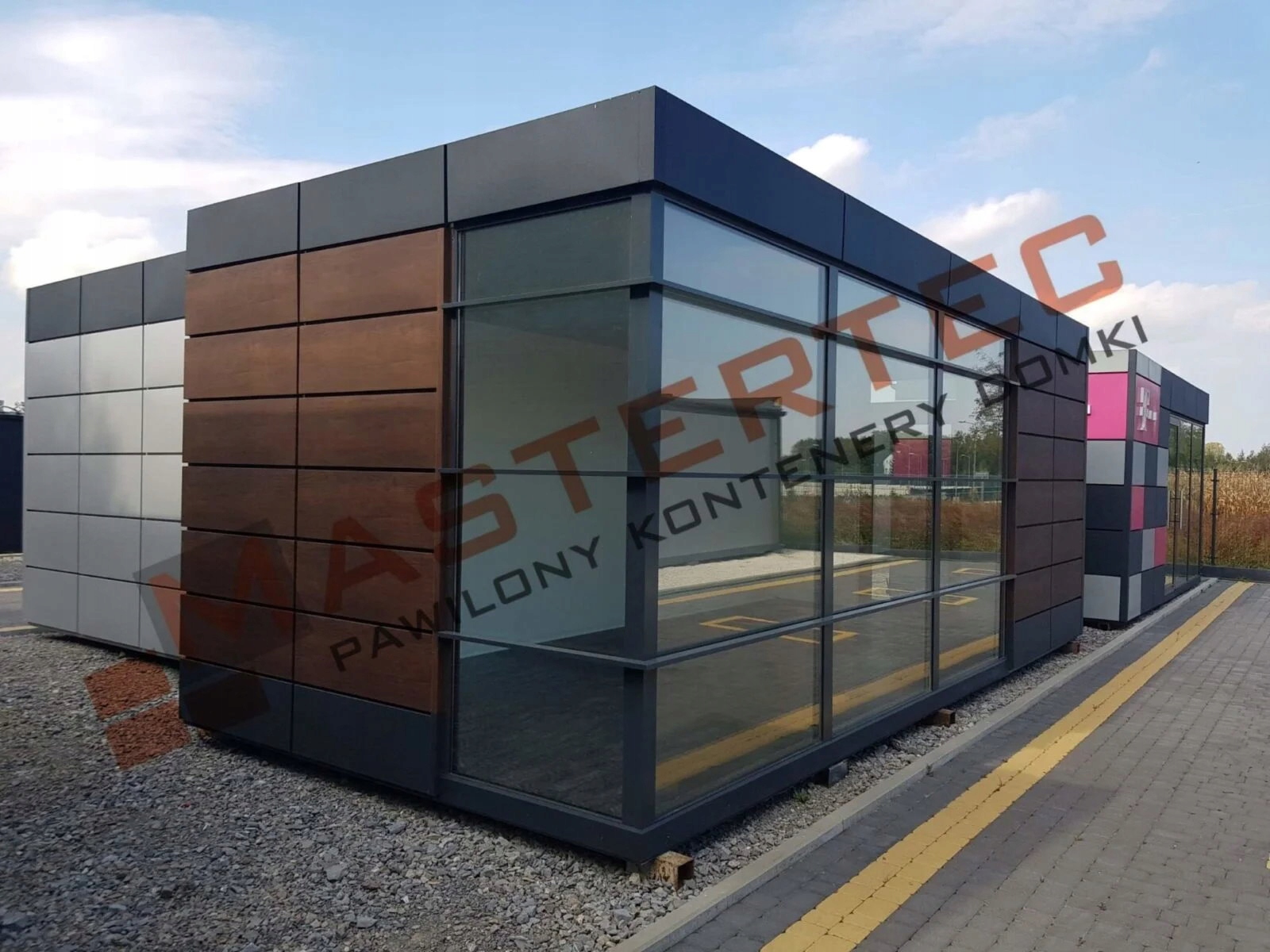 PAWILON HANDLOWY KONTENER BIUROWY mastertec.pl CENA BRUTTO !!!!! Marka inny
