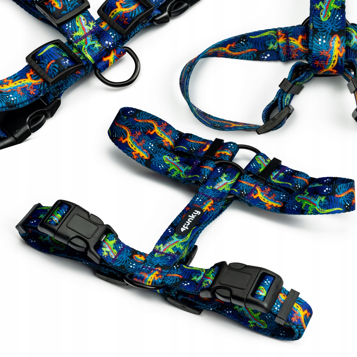 Levně Postroj guard pro malého psa Xs – Wild Gecko, pohodlný, barevný a nastavitelný