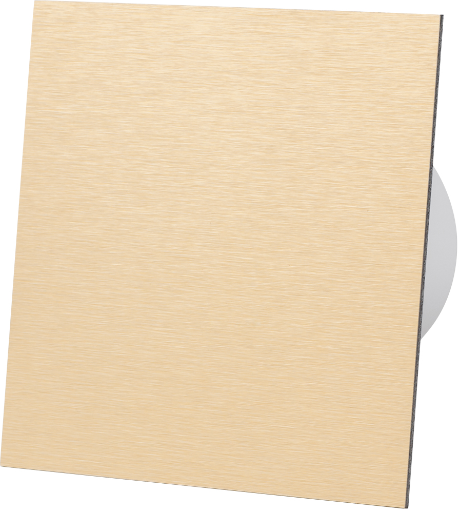 Wentylator Panel Aluminium Złoty Czujnik Ruchu Fi 125