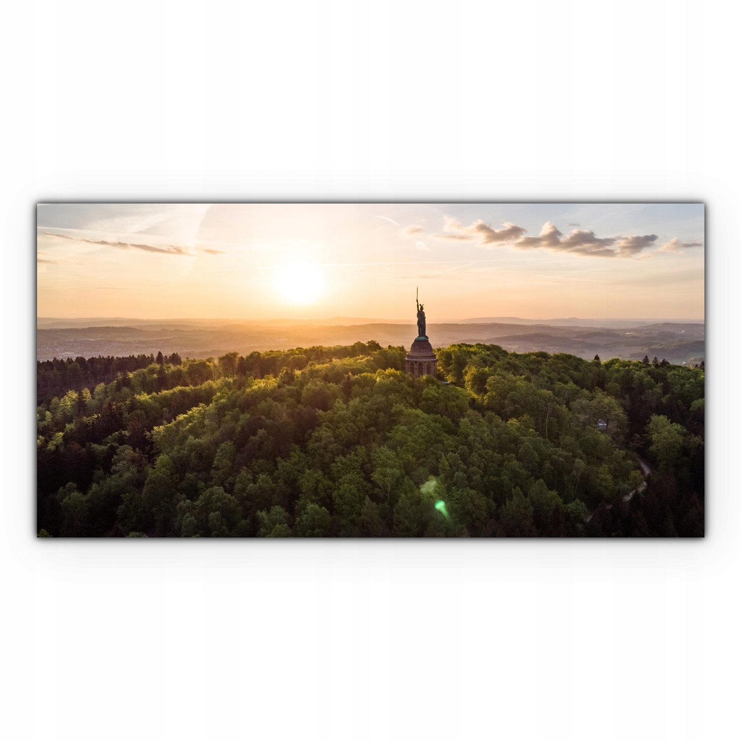 

foto-obraz na płótnie 100x50 Pomnik Zachód Słońca