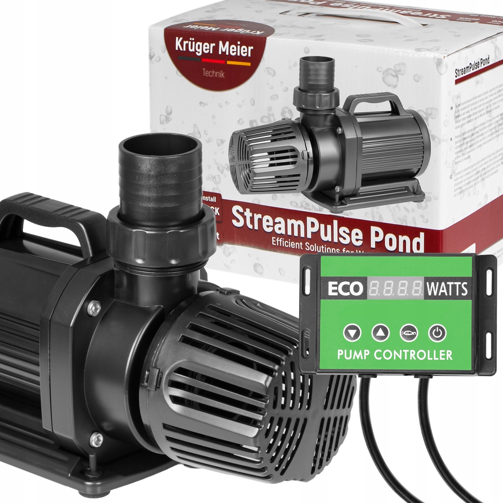 Pumpa Do Jazierka 20000 Lh S Regulátorom 99 Úrovní Keramická Filtračná Os 150 W