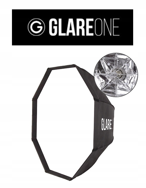 Softbox GlareOne szybki montaż Easy Fold 80 cm Kształt oktagonalny