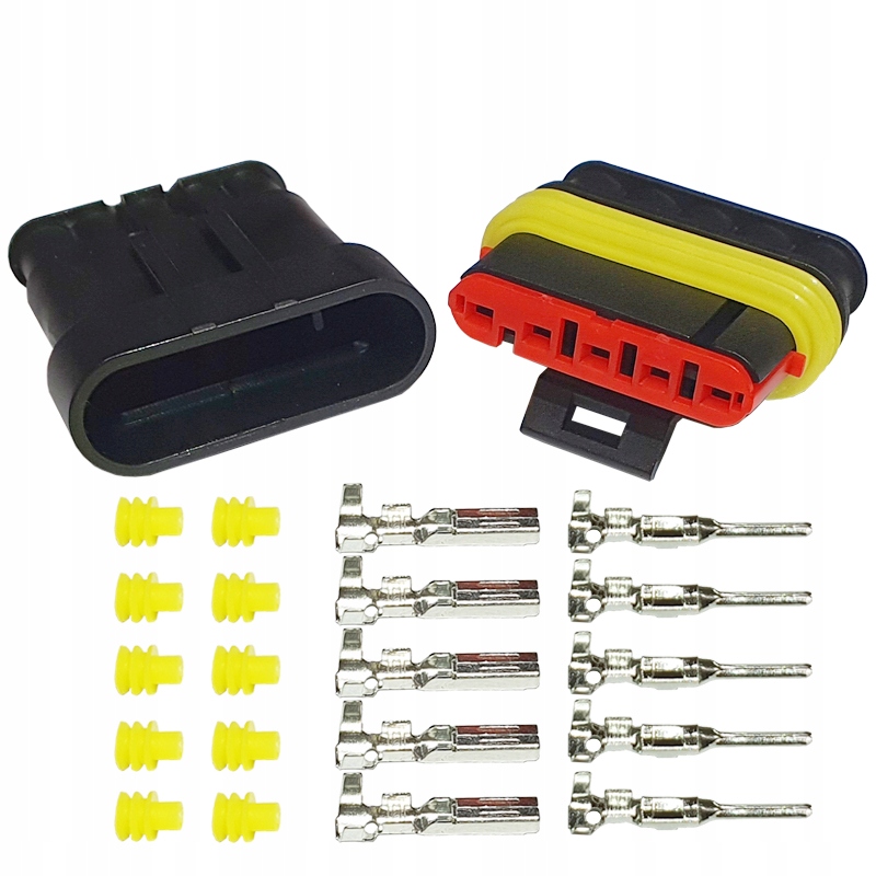 KOSTKA WTYK SUPERSEAL ZŁĄCZE HERMETYCZNE 5 PIN