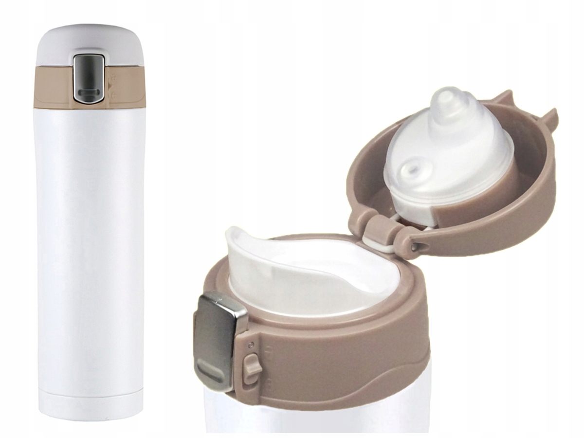 

AG285D Kubek Termiczny Termos Szczelny 450ML Biały