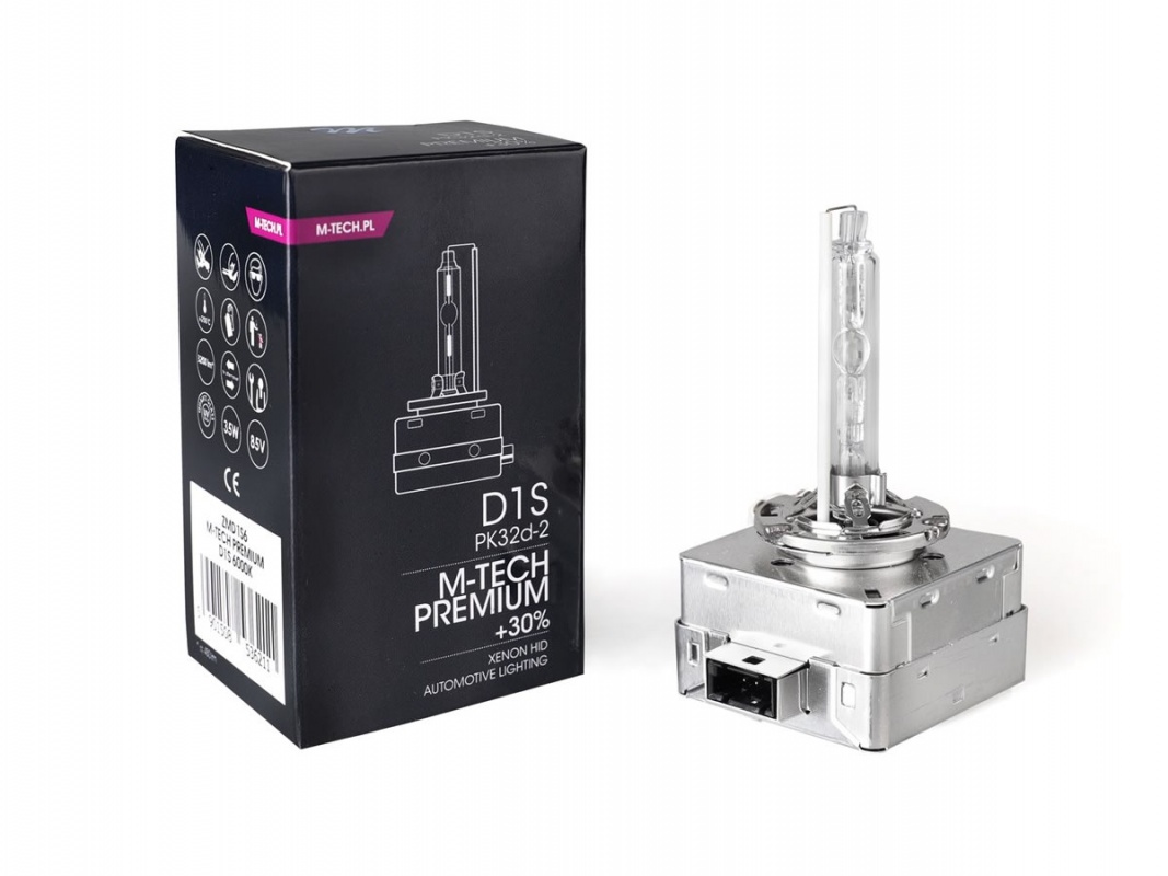 

Żarnik Palnik Xenon D1S 6000K 35W M-Tech Premium
