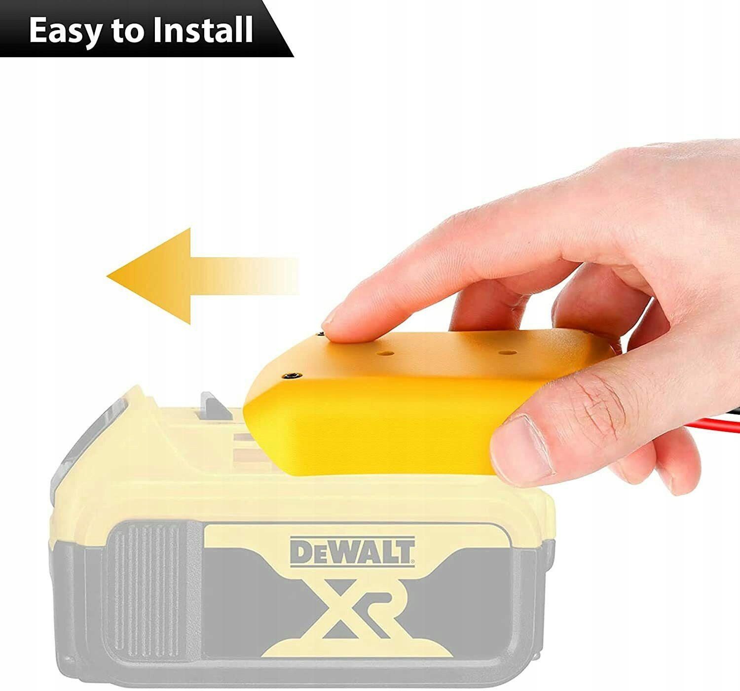 Pro Dewalt 18V/20V Max jsou adaptéry baterií do konektoru
