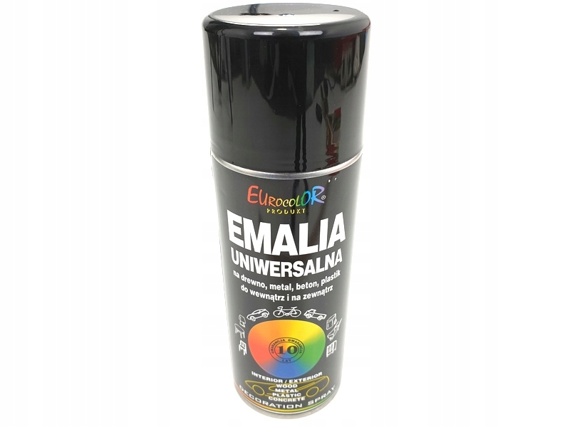 

Eurocolor Emalia Farba Uniwersalna Czarny Połysk