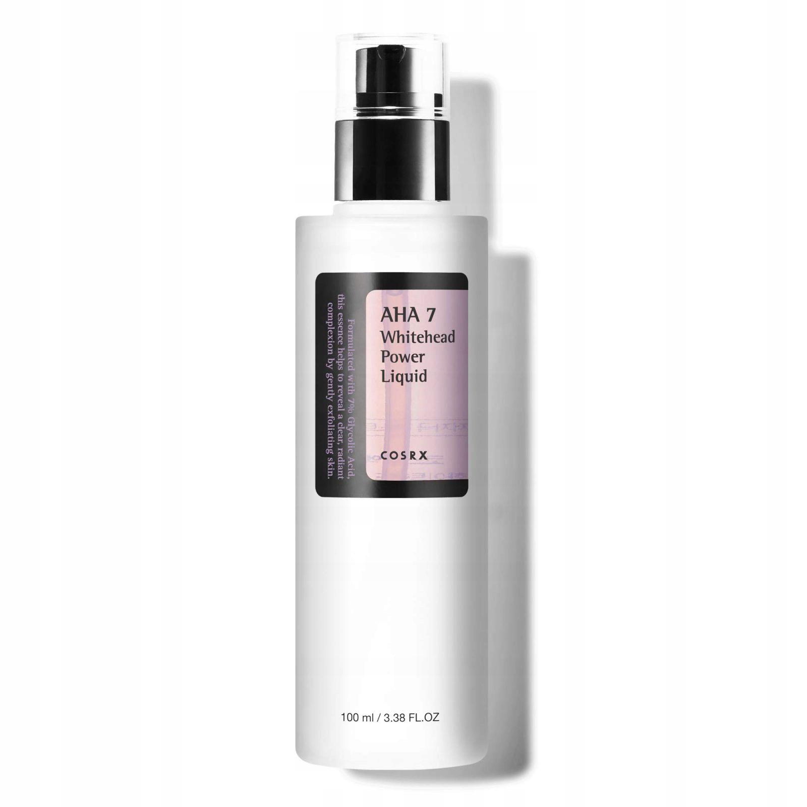Cosrx Aha 7 Whitehead Power Liquid, 100 ML, Odstraňovač Bílých Teček, Glykolová Kyselina
