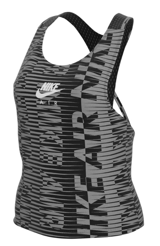 Damska Koszulka Nike Air Tank Top Print Slim Fit CZ9415-010 r. Xs