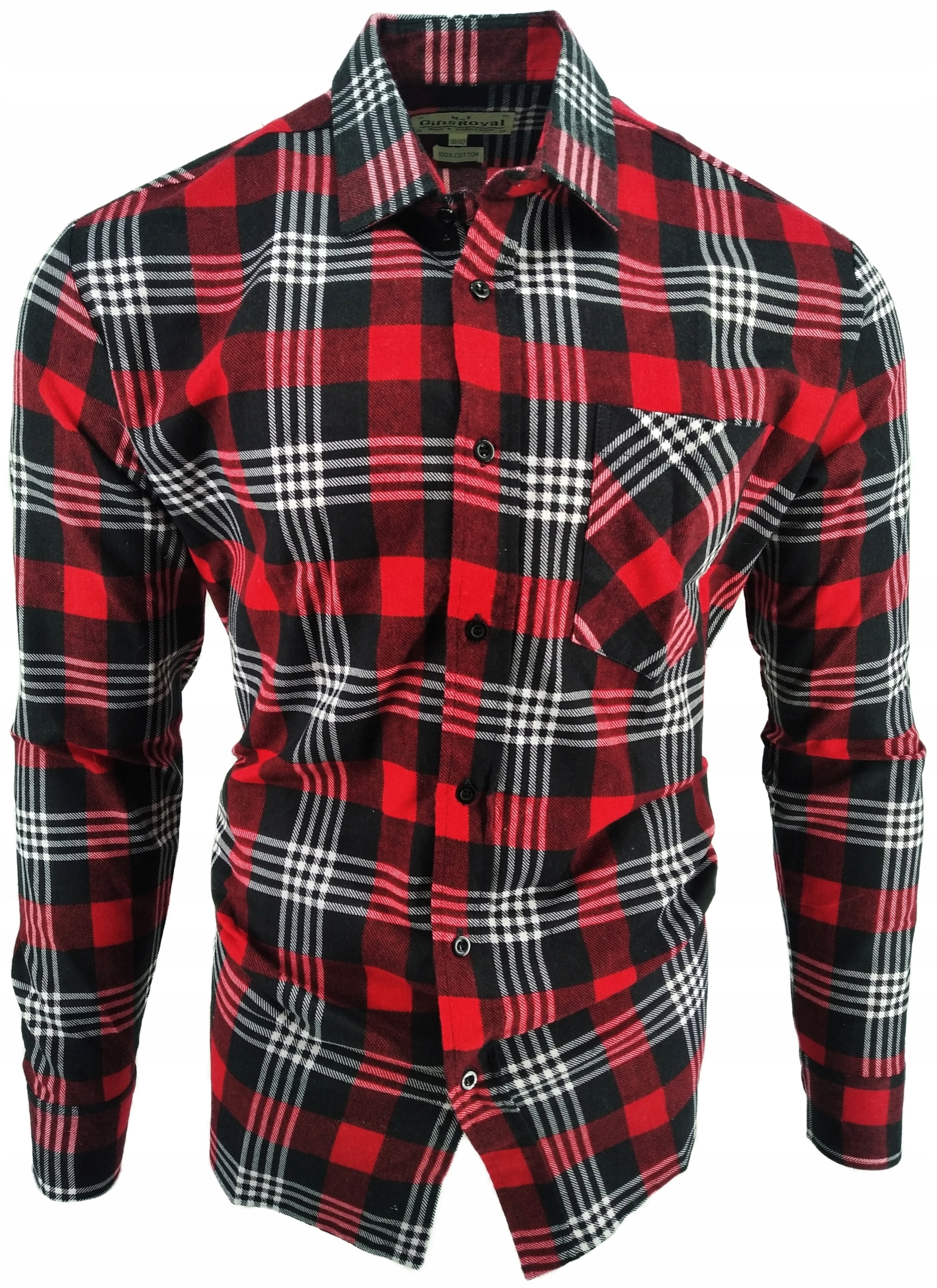 

Koszula Flanelowa Męska W Kratkę #3 Koł: 42/43 XL