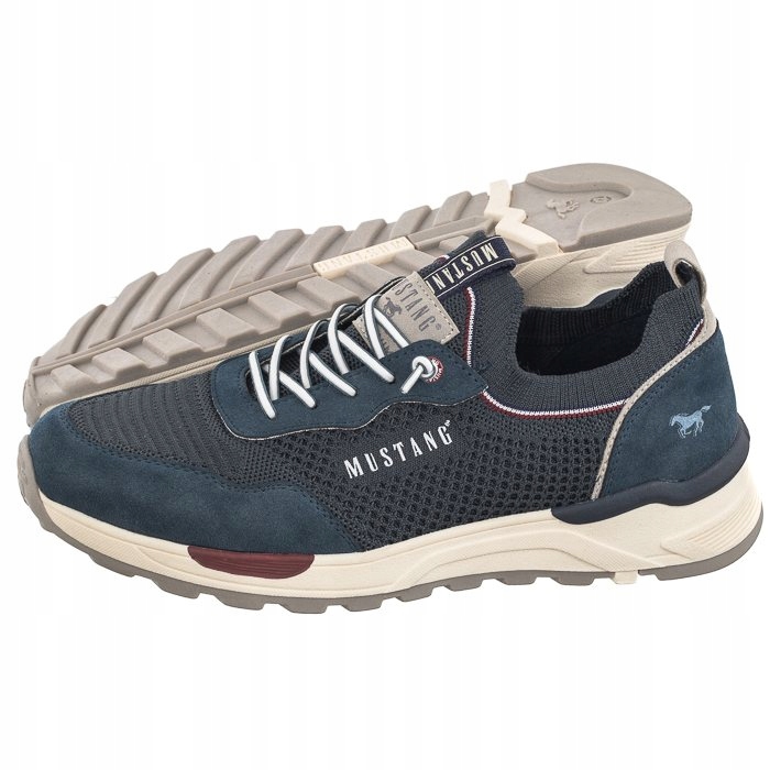 Tenisky Polobotky Casual Pánské Mustang Tmavě modré 4186-308