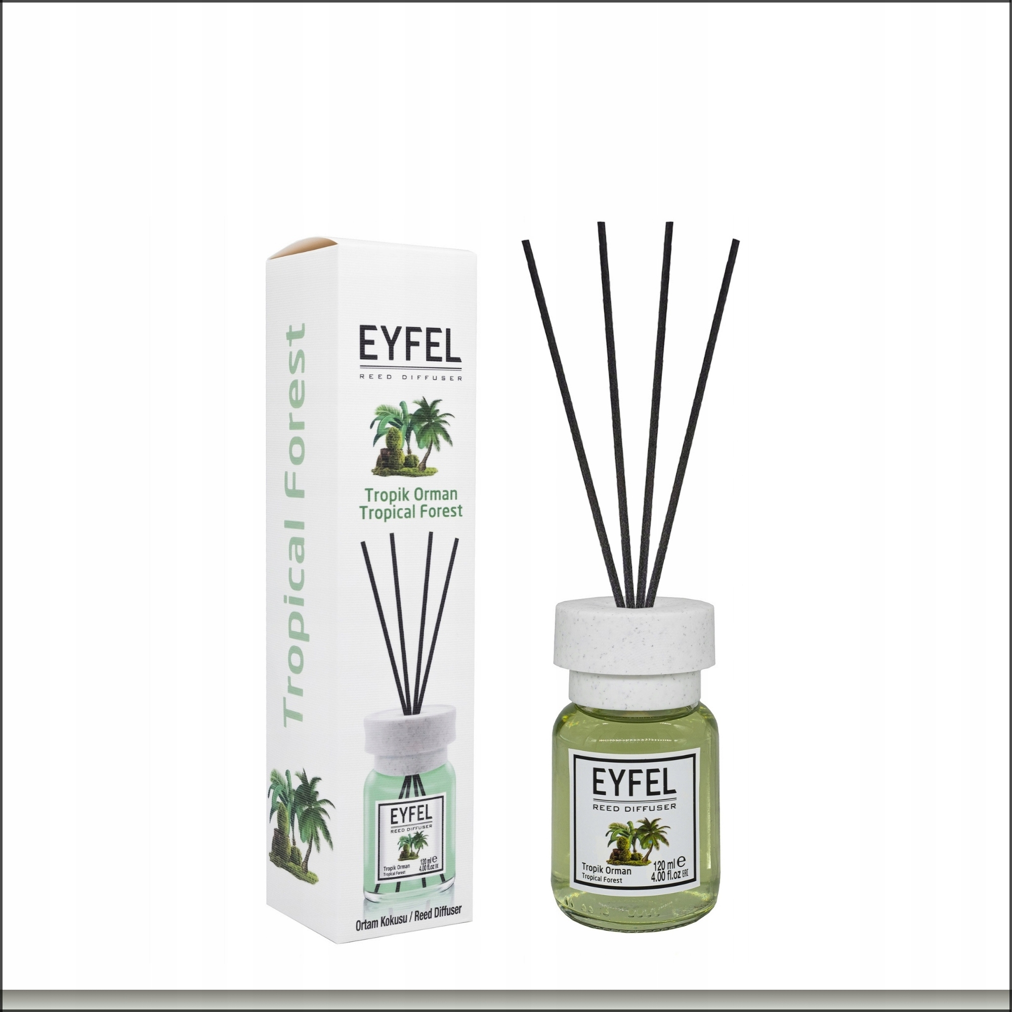 LAS TROPIKALNY EYFEL - DYFUZOR PATYCZKI 120ml