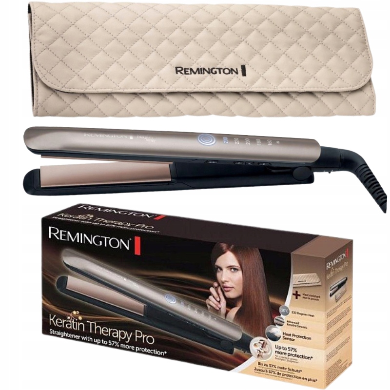Keratynowa Prostownica Do Włosów Remington +etui do prostowania modelowania