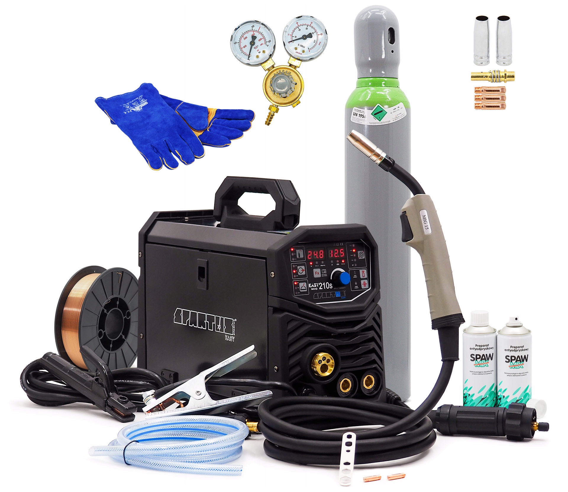 Комплект SPARTUS EasyMIG 210S Easy MIG Synergia 200A