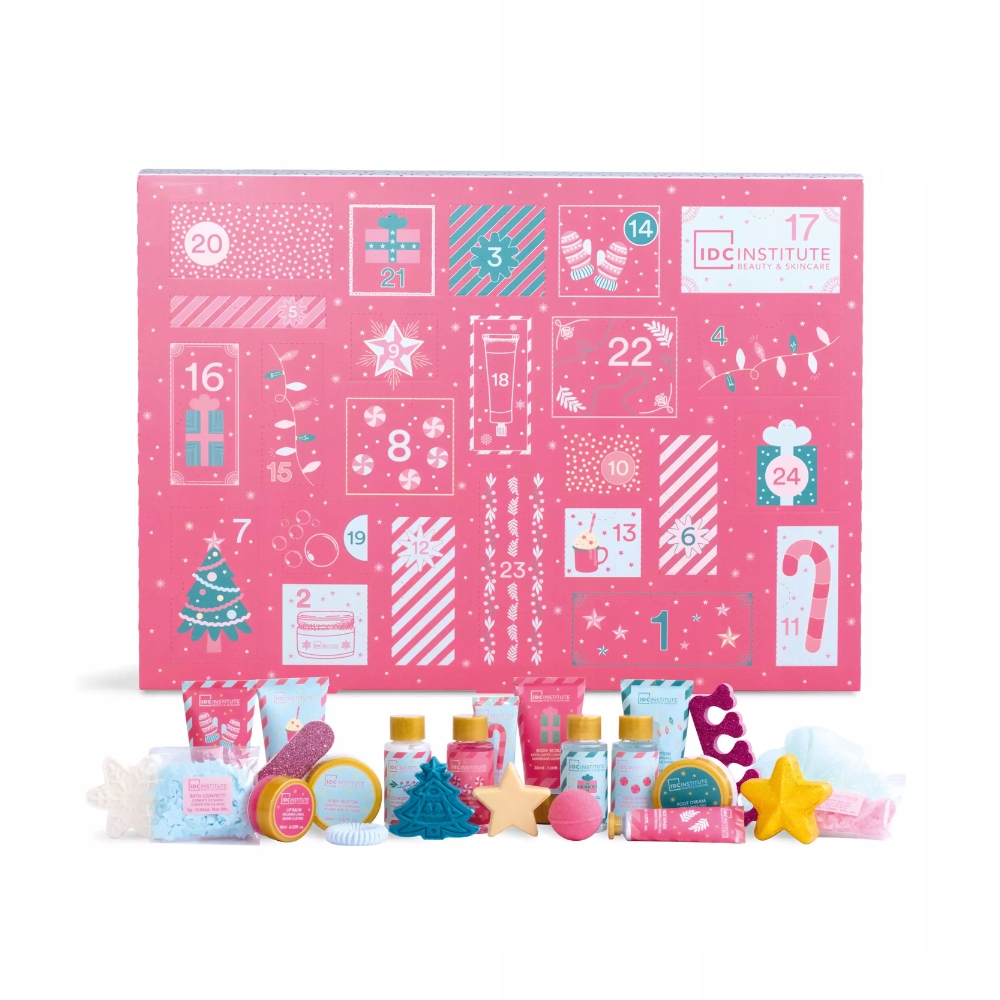 Vánoční adventní kalendář s kosmetikou Beauty & Skincare IDC 1 ks