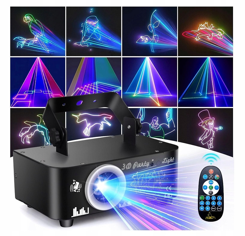 Wanray WRL30 Světelný Efekt Disco Lasery 3D Rgb Jevištní Osvětlení