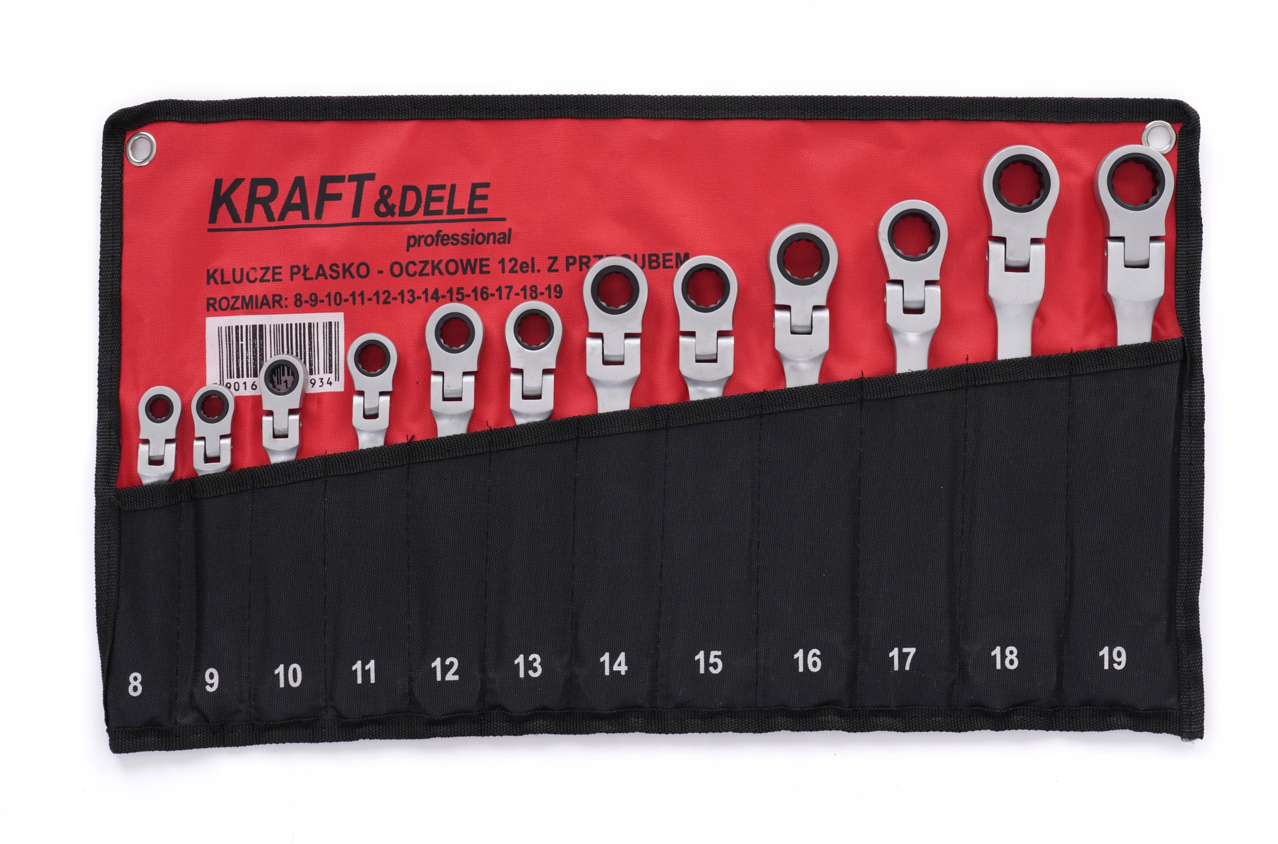 8-19 CrV 12-EL плоские гаечные ключи с храповым механизмом