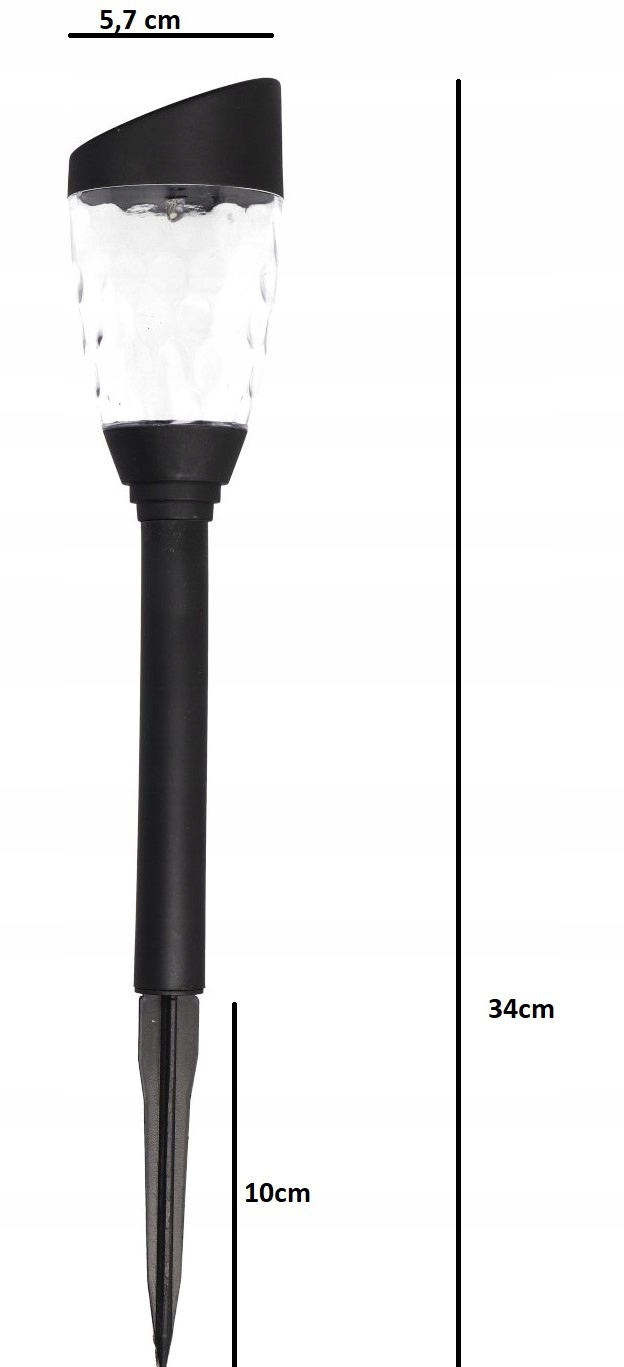 LAMPA SOLARNA LED LAMPA OGRODOWA WBIJANA Marka Deko