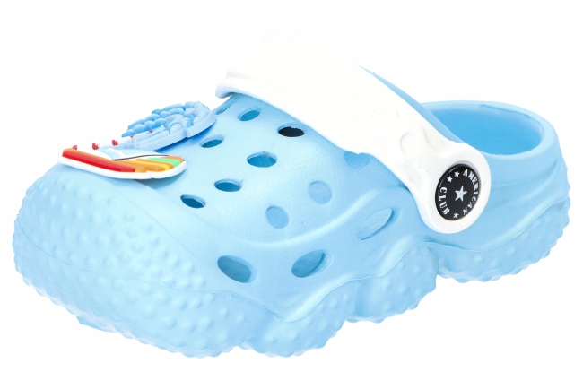 AMERICAN CLUB NH131 KLAPKI OGRODOWE SANDAŁY PIANKOWE PLAŻOWE DZIECIĘCE B 24 Stan opakowania oryginalne