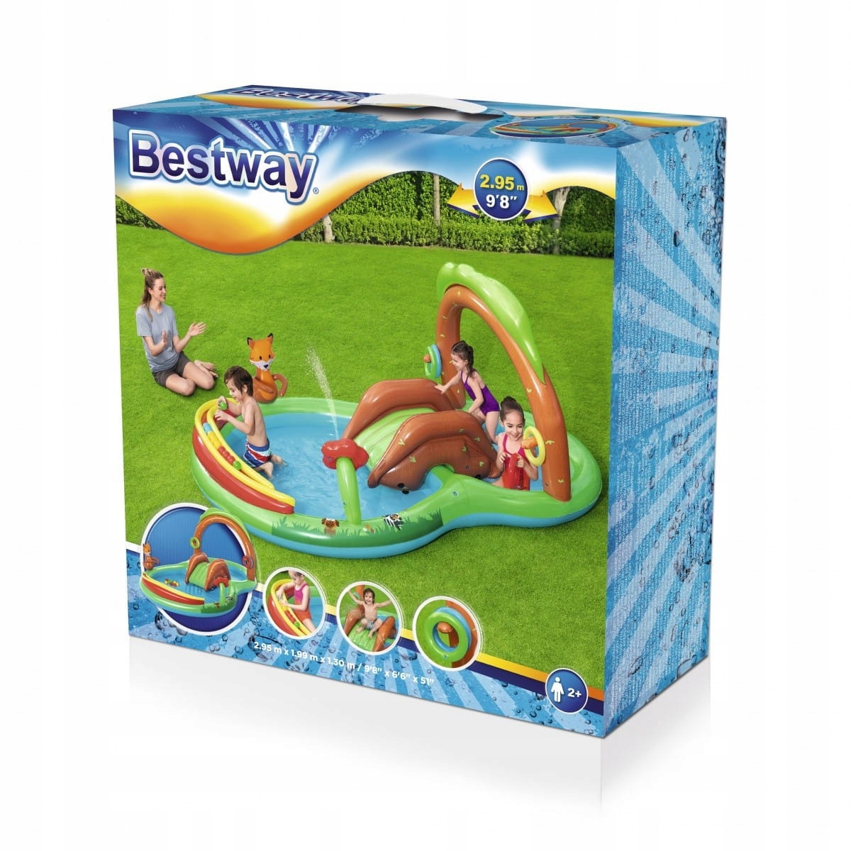 wodny plac zabaw LAS 2,95x1,99x1,3m Bestway | 53093 — 4