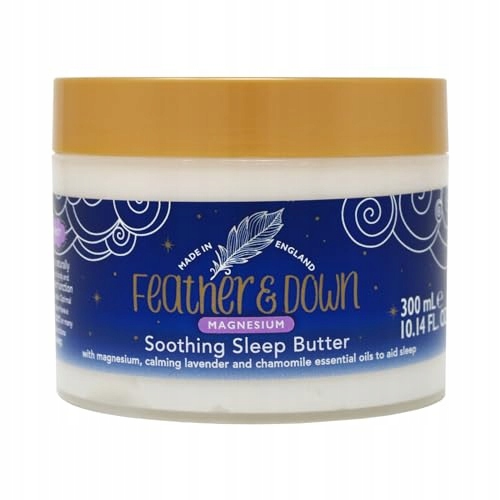 Feather & Down Tělové máslo s hořčíkem, levandule na spaní 300 ml
