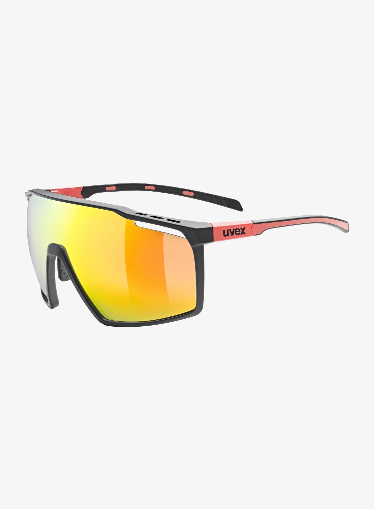 Okulary do biegania Uvex Mtn Perform perform black/red m/mir.red